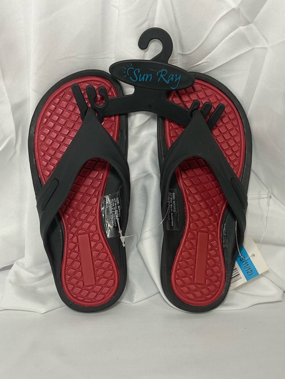 Kids' Red & Black Flip Flop Sandals